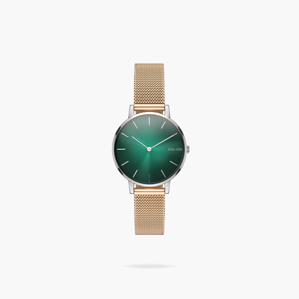 The Rainforest Mini | Green Dial - Silver Case