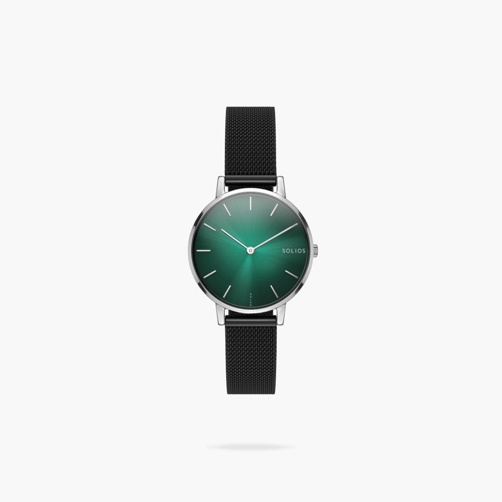 The Rainforest Mini | Green Dial - Silver Case