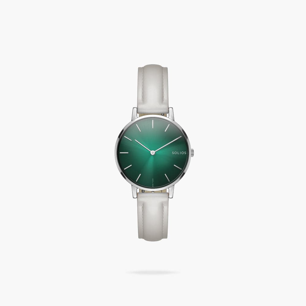 The Rainforest Mini | Green Dial - Silver Case