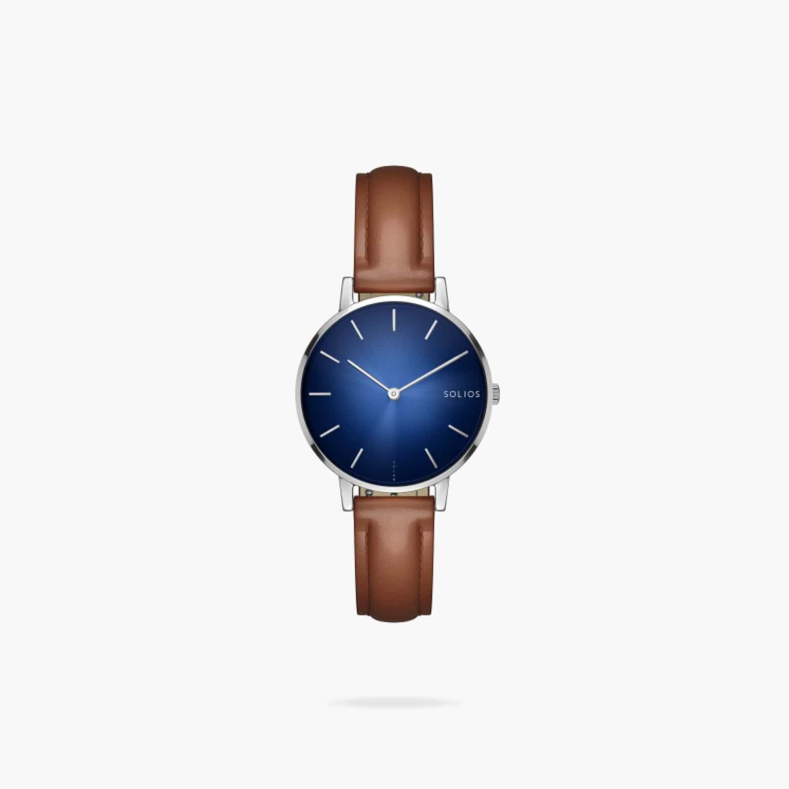 The Solar Mini | Blue Dial - Silver Case