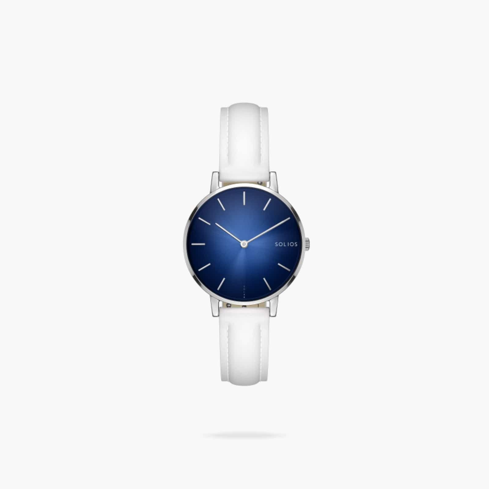 The Solar Mini | Blue Dial - Silver Case