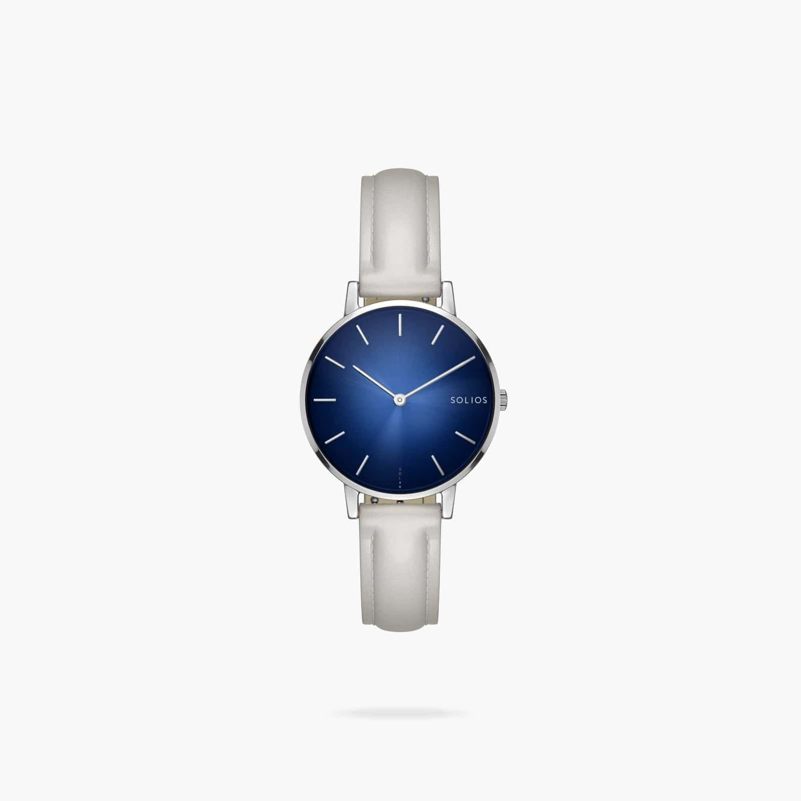 The Solar Mini | Blue Dial - Silver Case