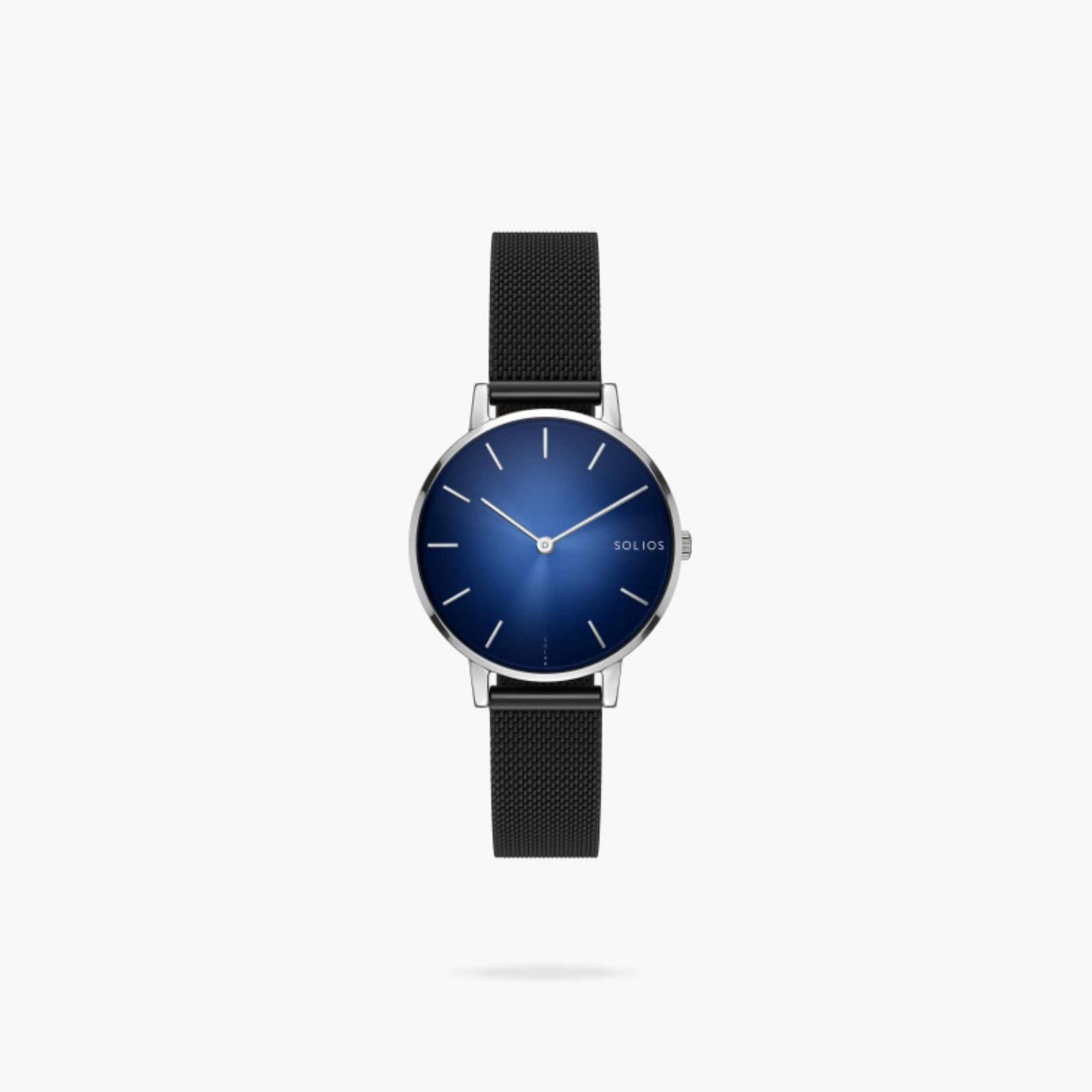 The Solar Mini | Blue Dial - Silver Case
