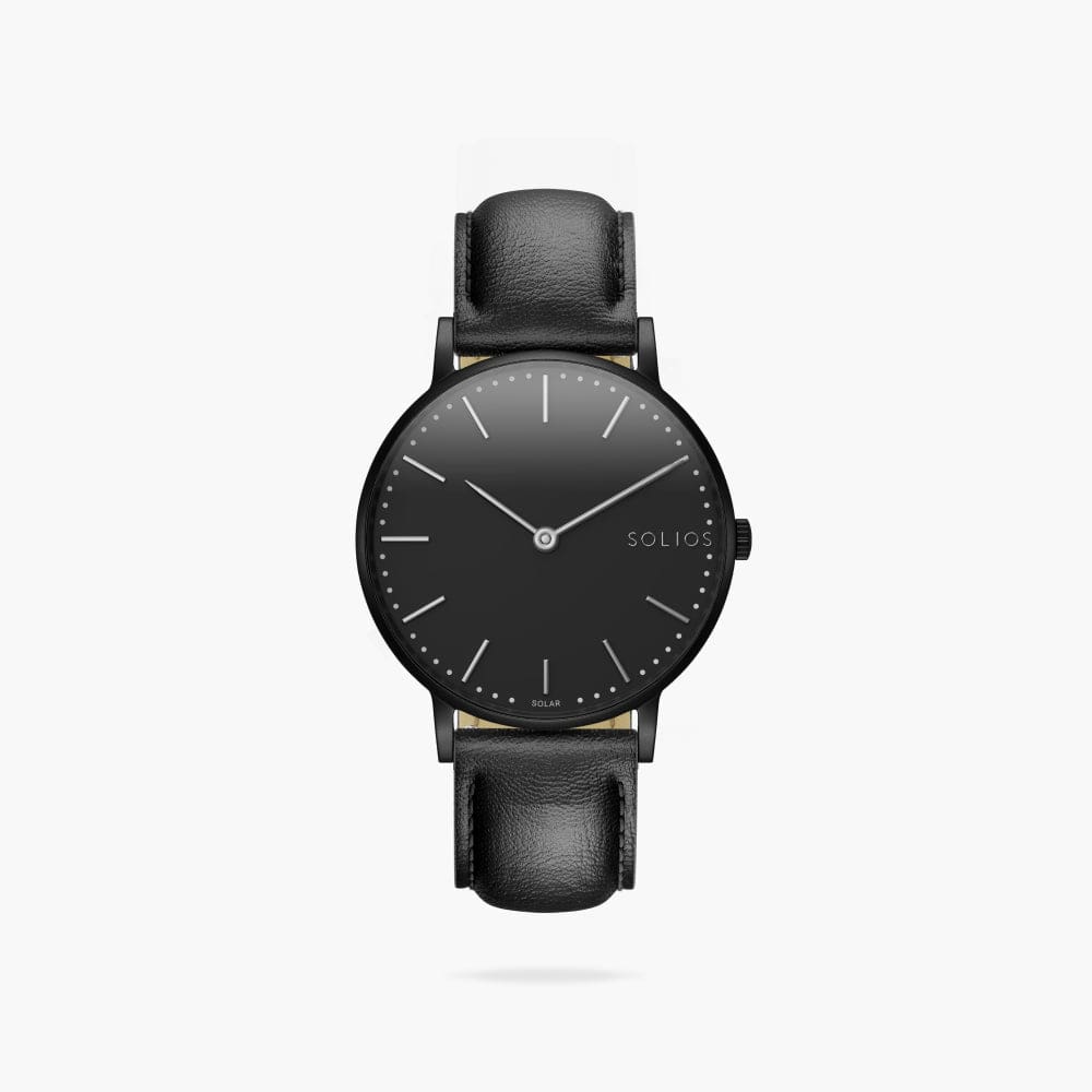 The Solar Classic | Black Dial - Black Case