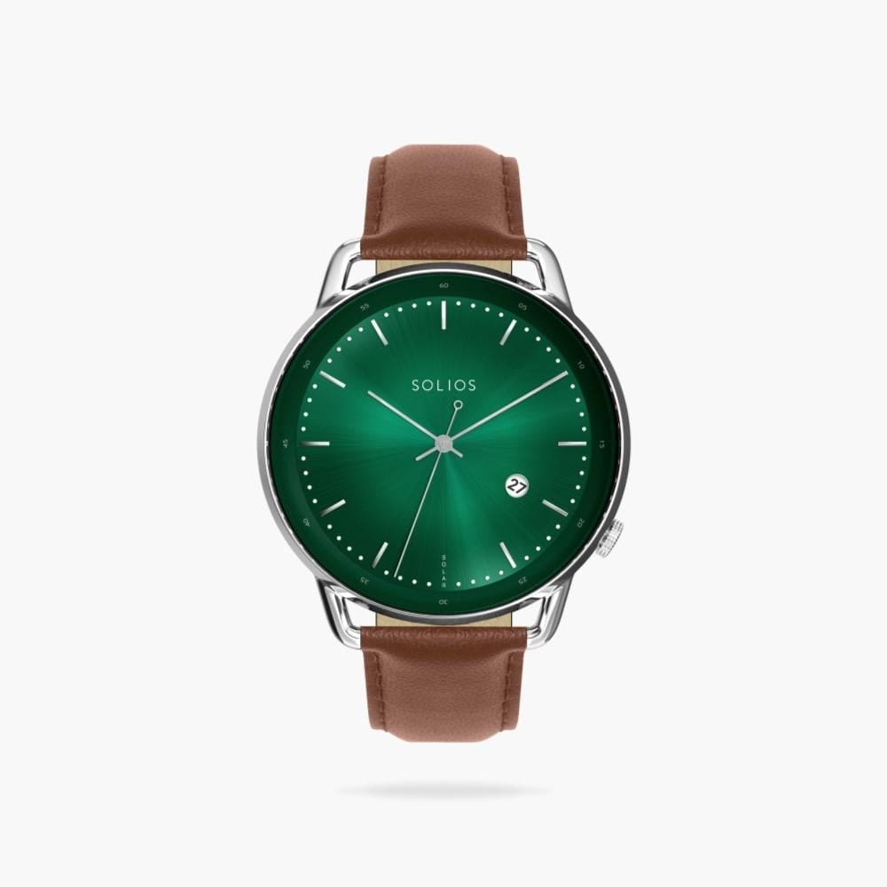 The Rainforest Curve | Green Dial - Silver Case
