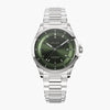 The Sunseeker | Green Dial - Silver Case - 40mm