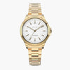 La Sunseeker | Cadran Blanc - Boîtier Or - 34mm