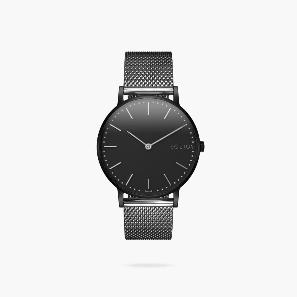 The Solar Classic | Black Dial - Black Case