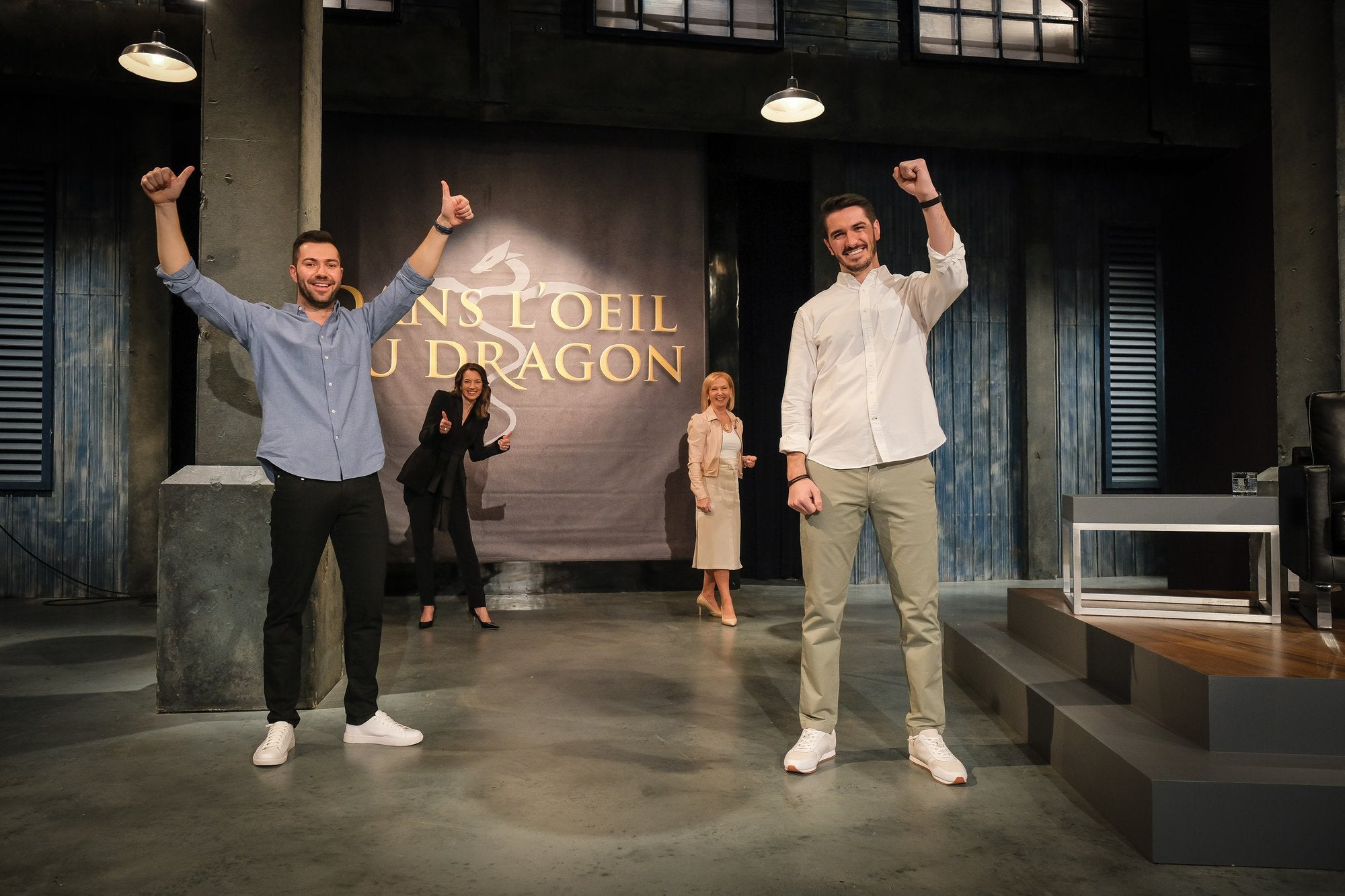 Solios has charmed the dragons on the show Dans l’oeil du dragon