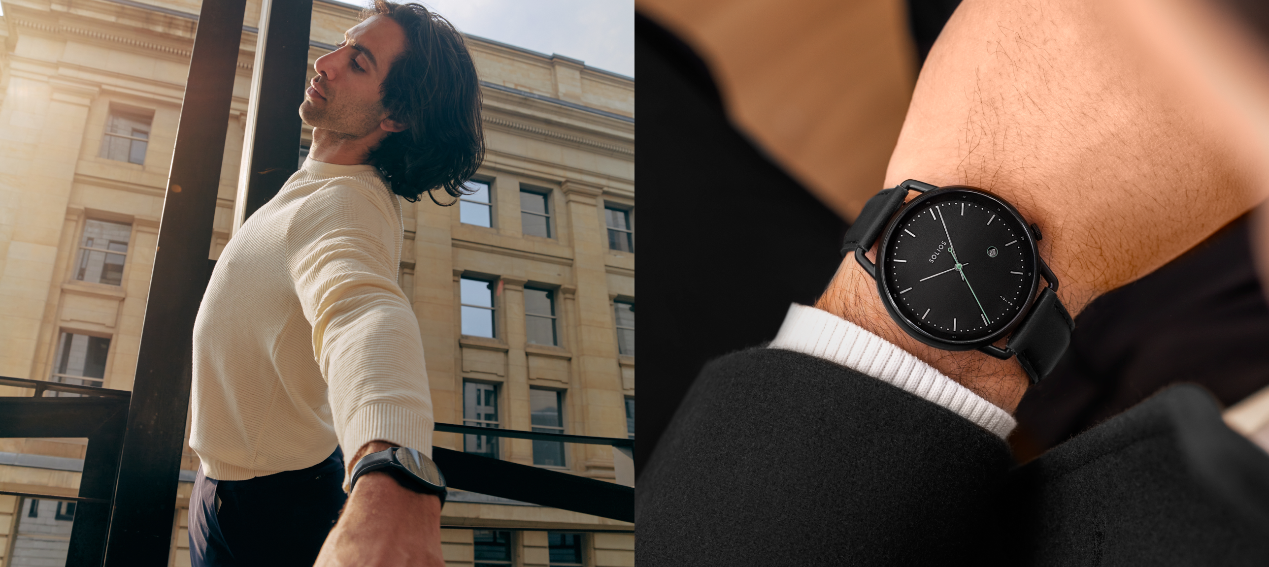 The Solar Curve | Black Dial