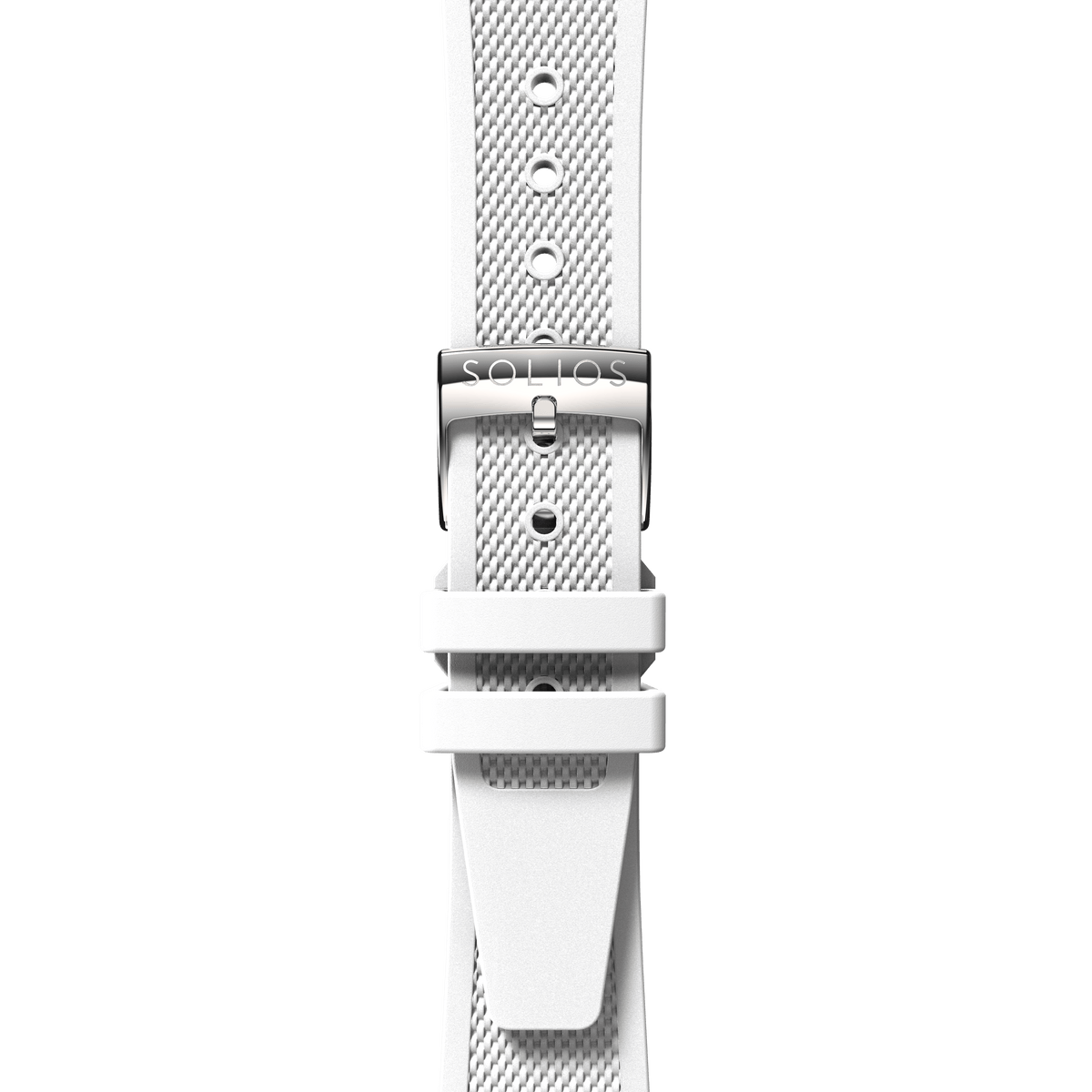 White Natural Rubber Strap