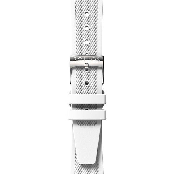 White Natural Rubber Strap