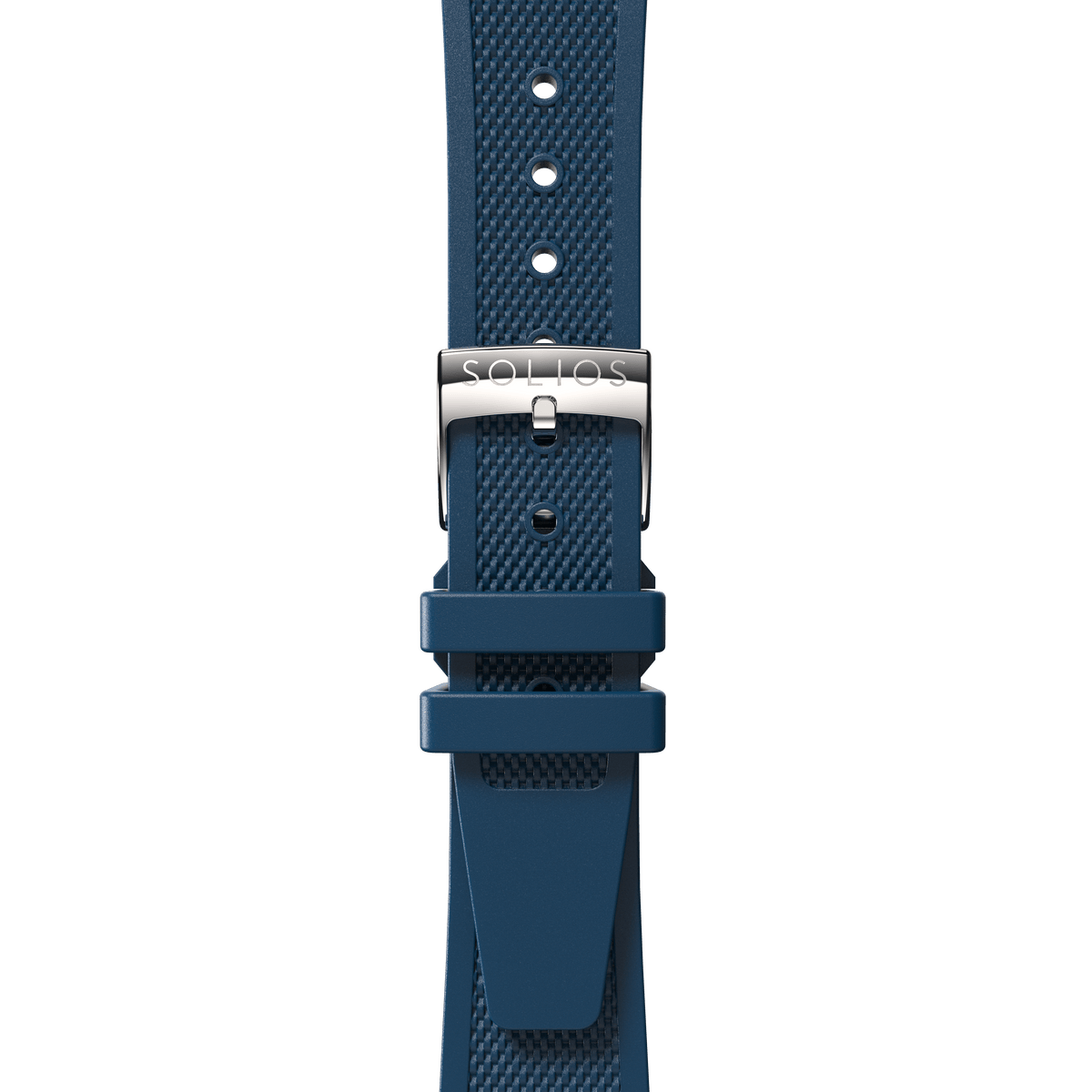 Blue Natural Rubber Strap