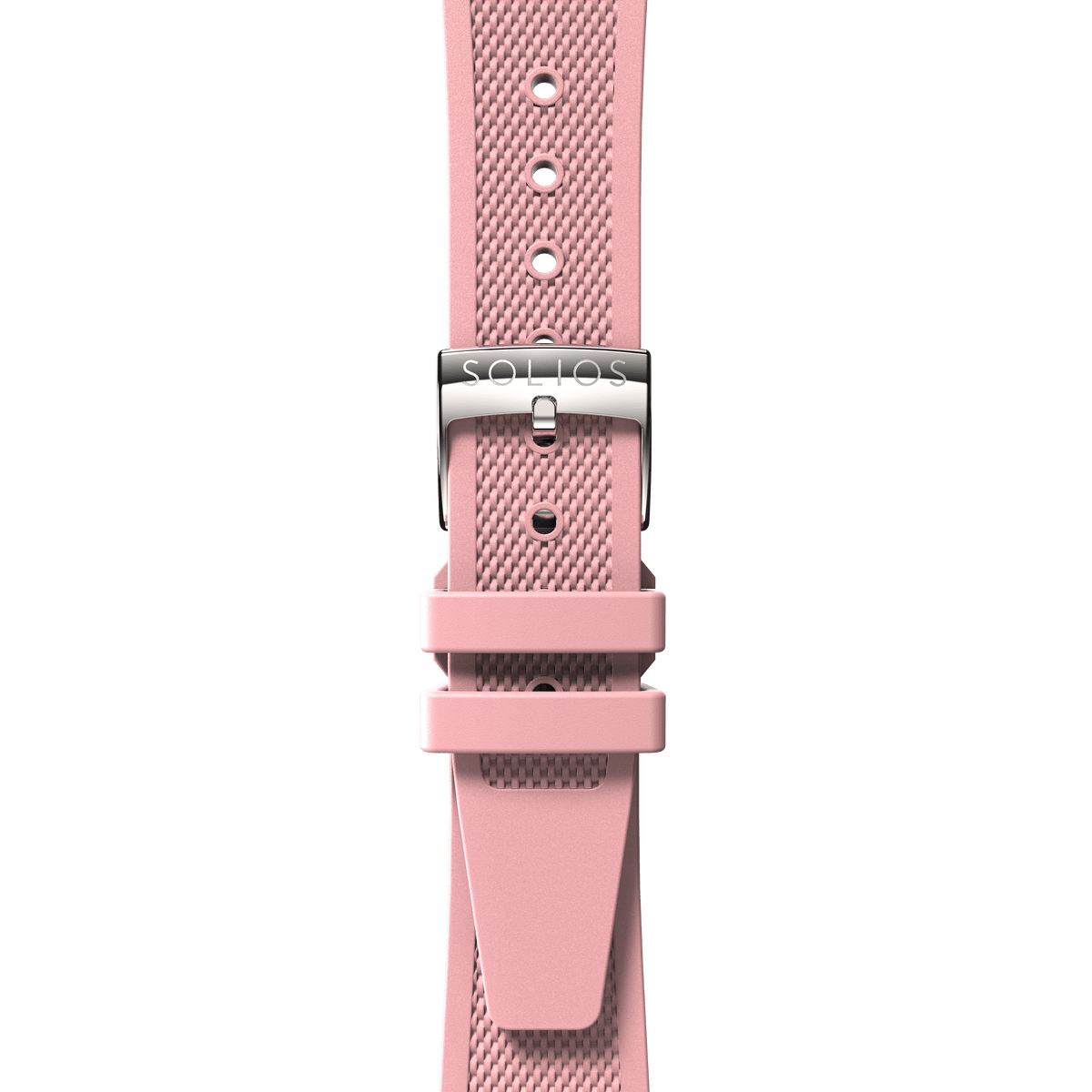 Bracelet de caoutchouc naturel rose