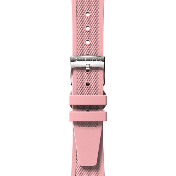 Pink Natural Rubber Strap