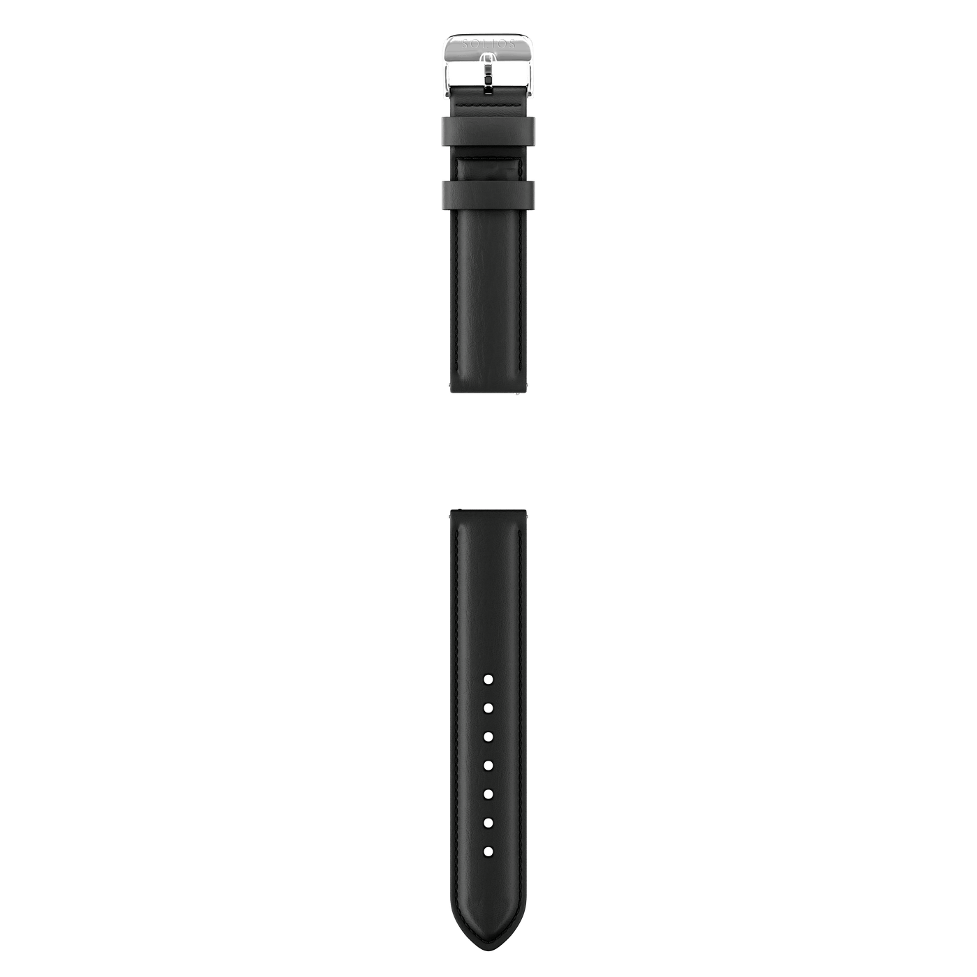 Bracelet de cuir végane éco noir