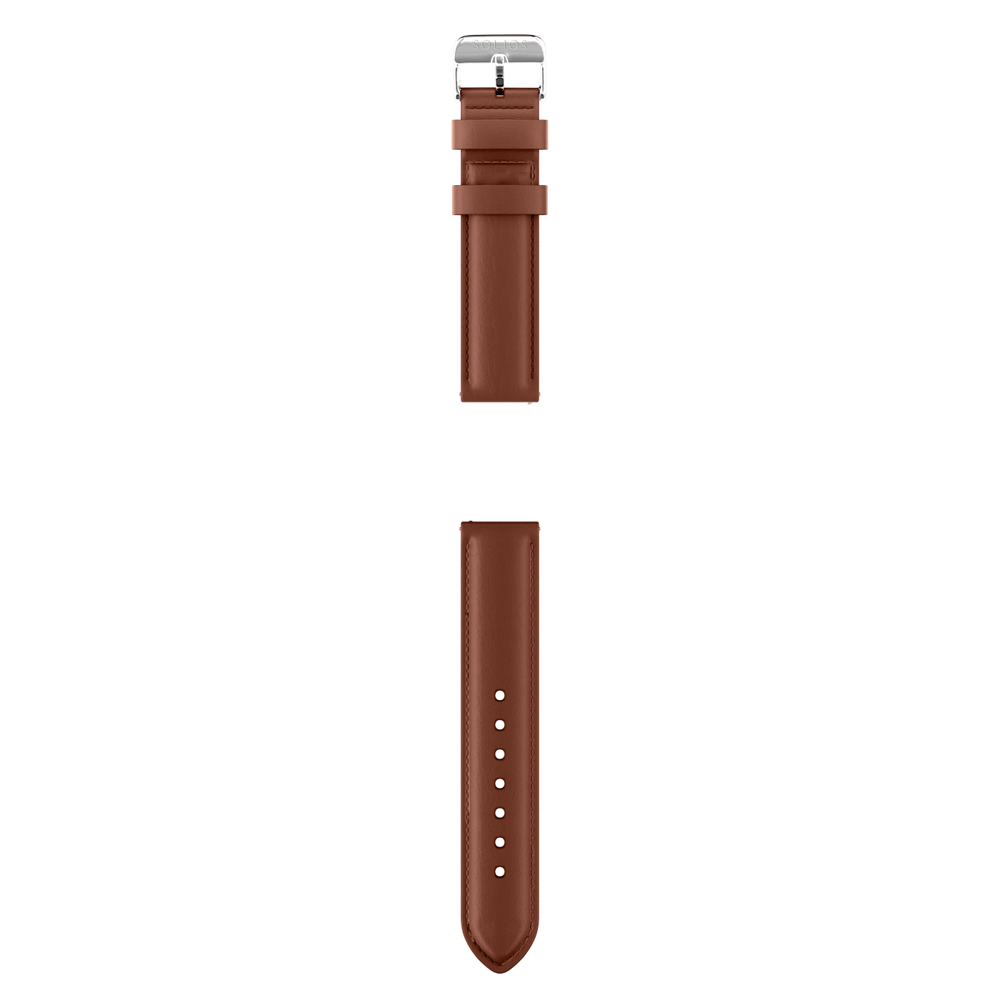 Bracelet de cuir végane éco brun