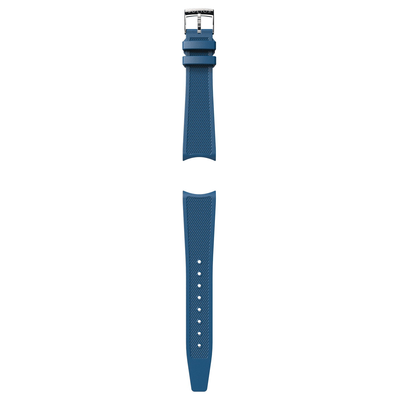 Blue Natural Rubber Strap