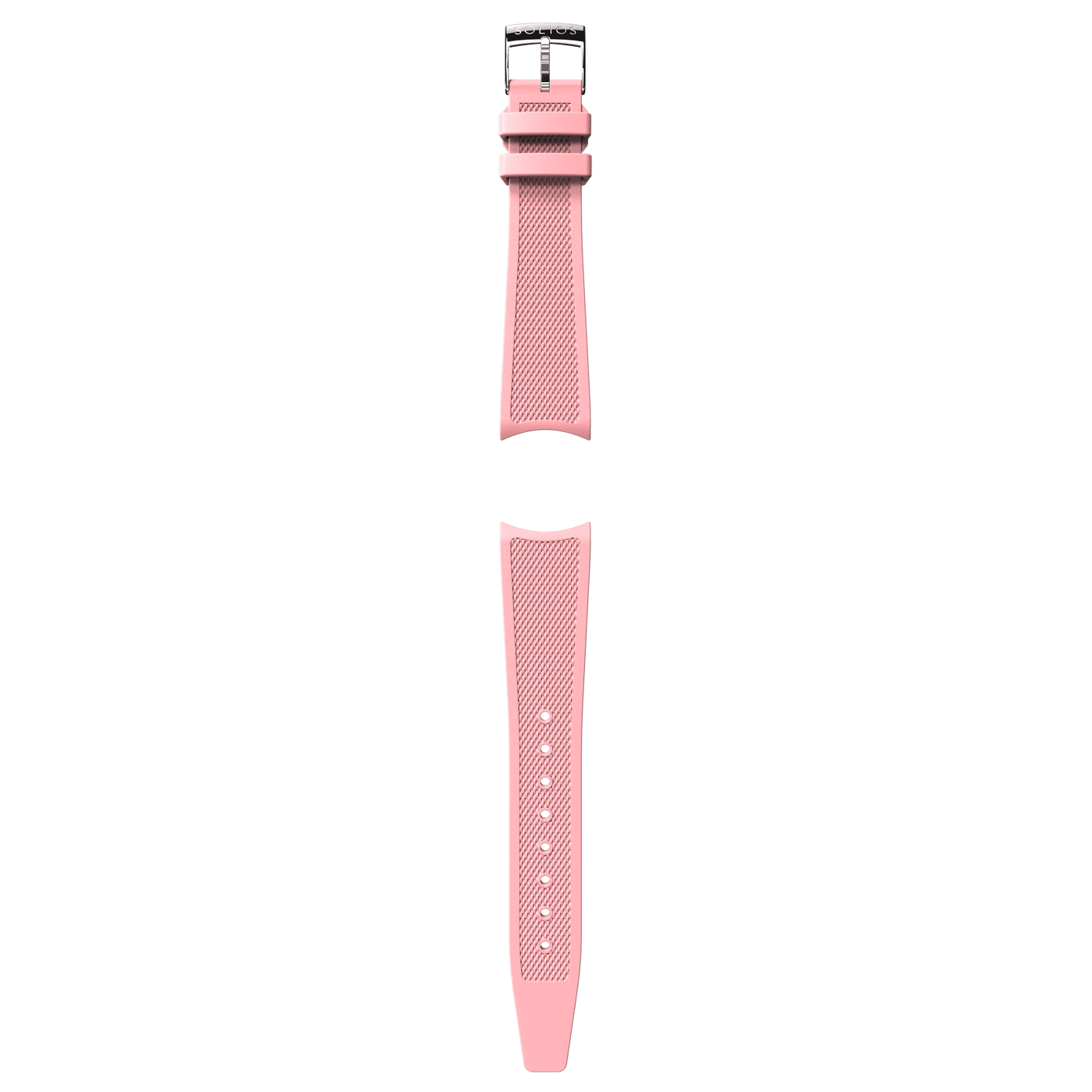 Bracelet de caoutchouc naturel rose