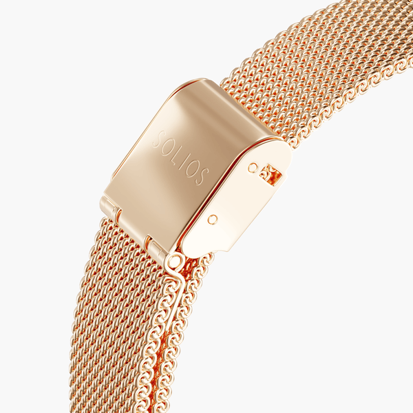 Bracelet de maille or rose