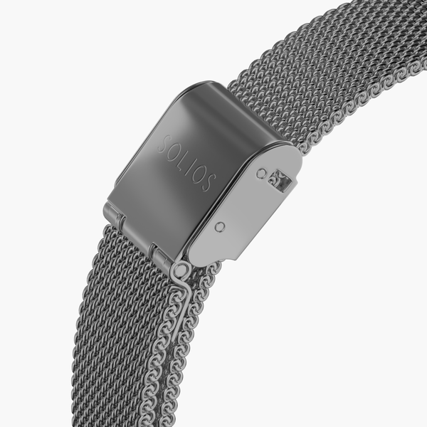 Bracelet de maille gris