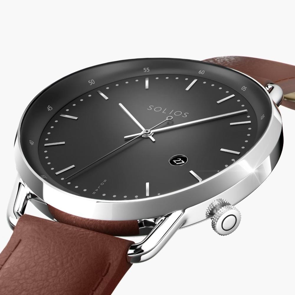 The Solar Curve Bundle | Black Dial - Silver Case
