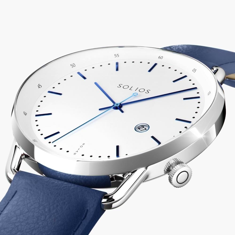 The Solar Curve Bundle | White Dial - Silver Case