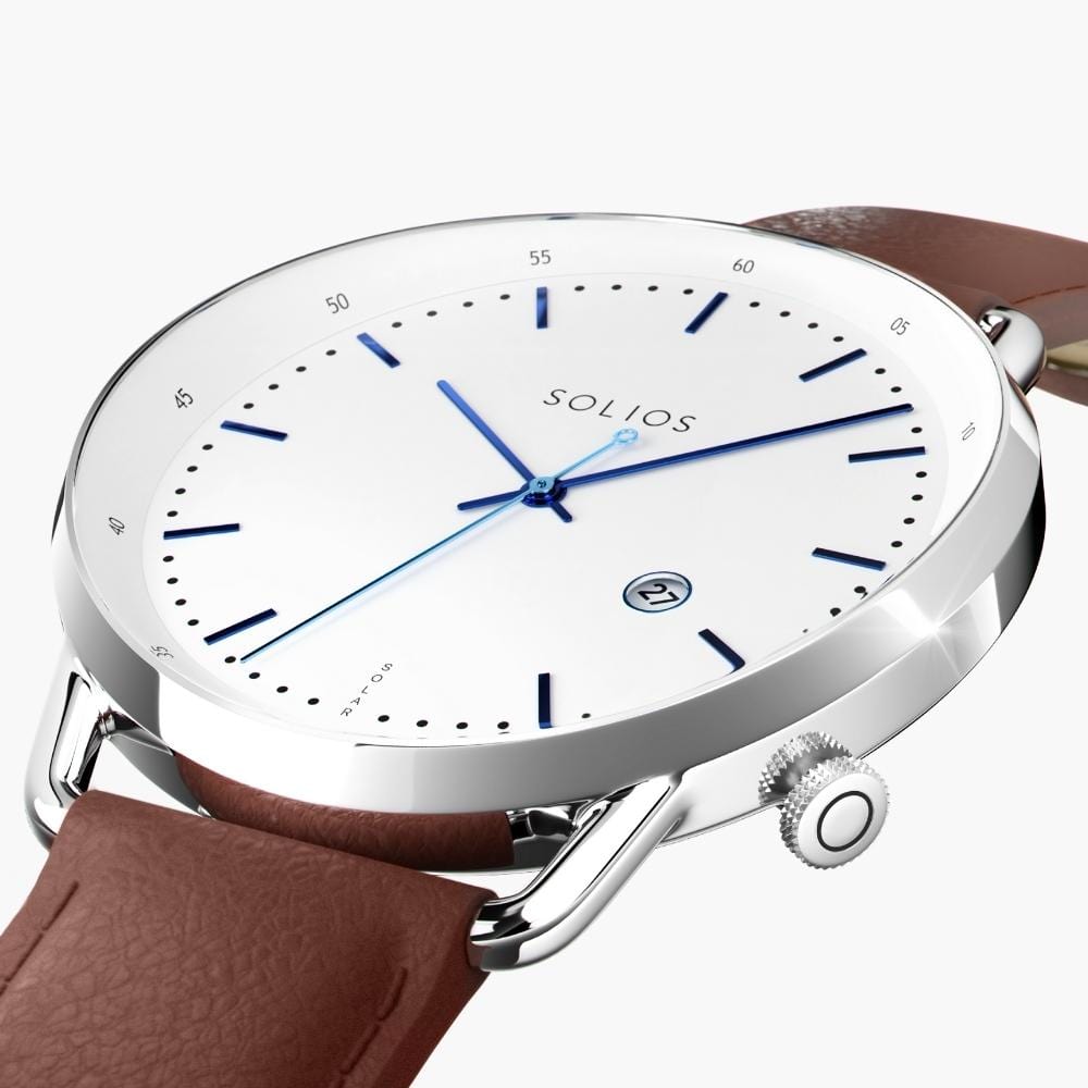The Solar Curve Bundle | White Dial - Silver Case