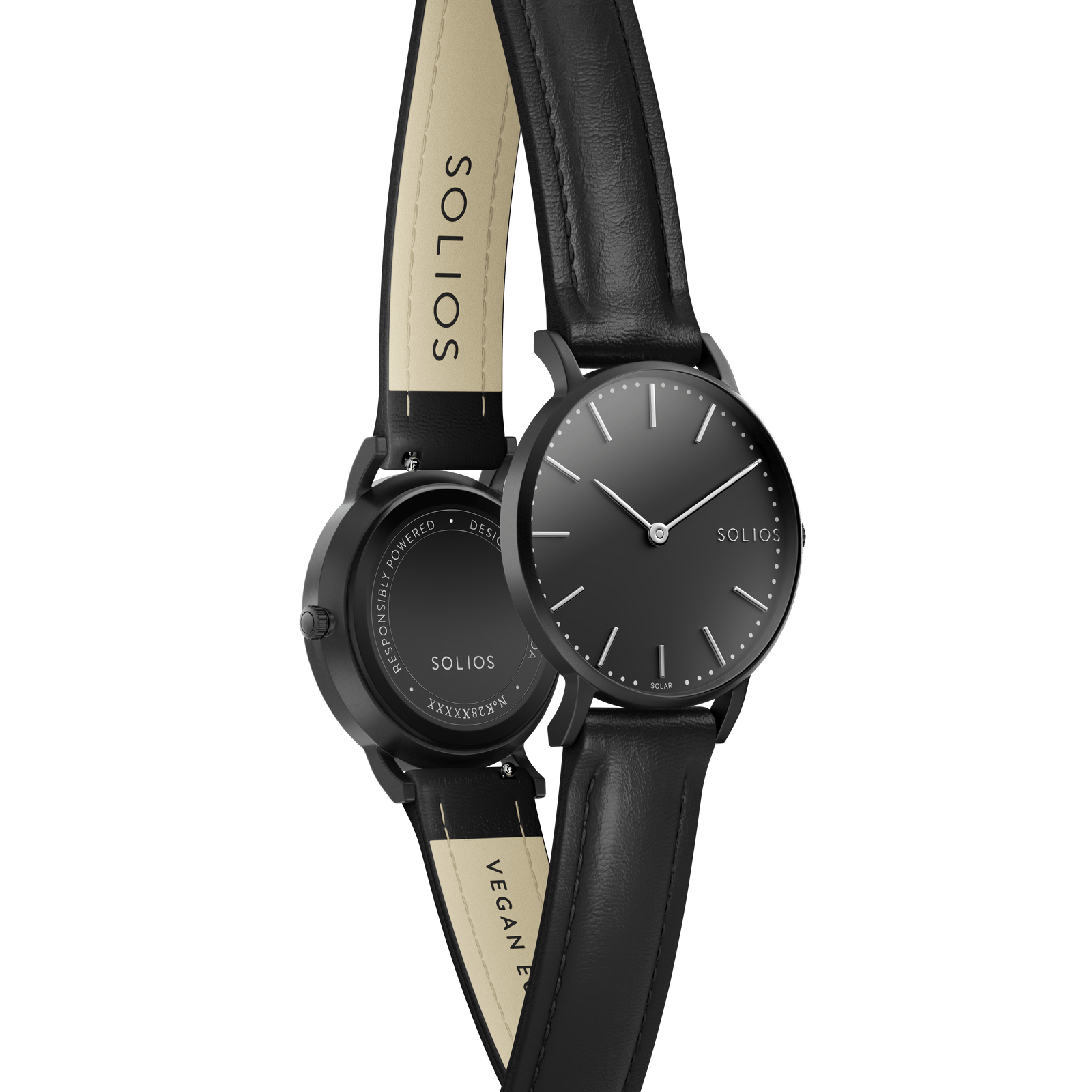 The Solar Classic | Black Dial - Black Case