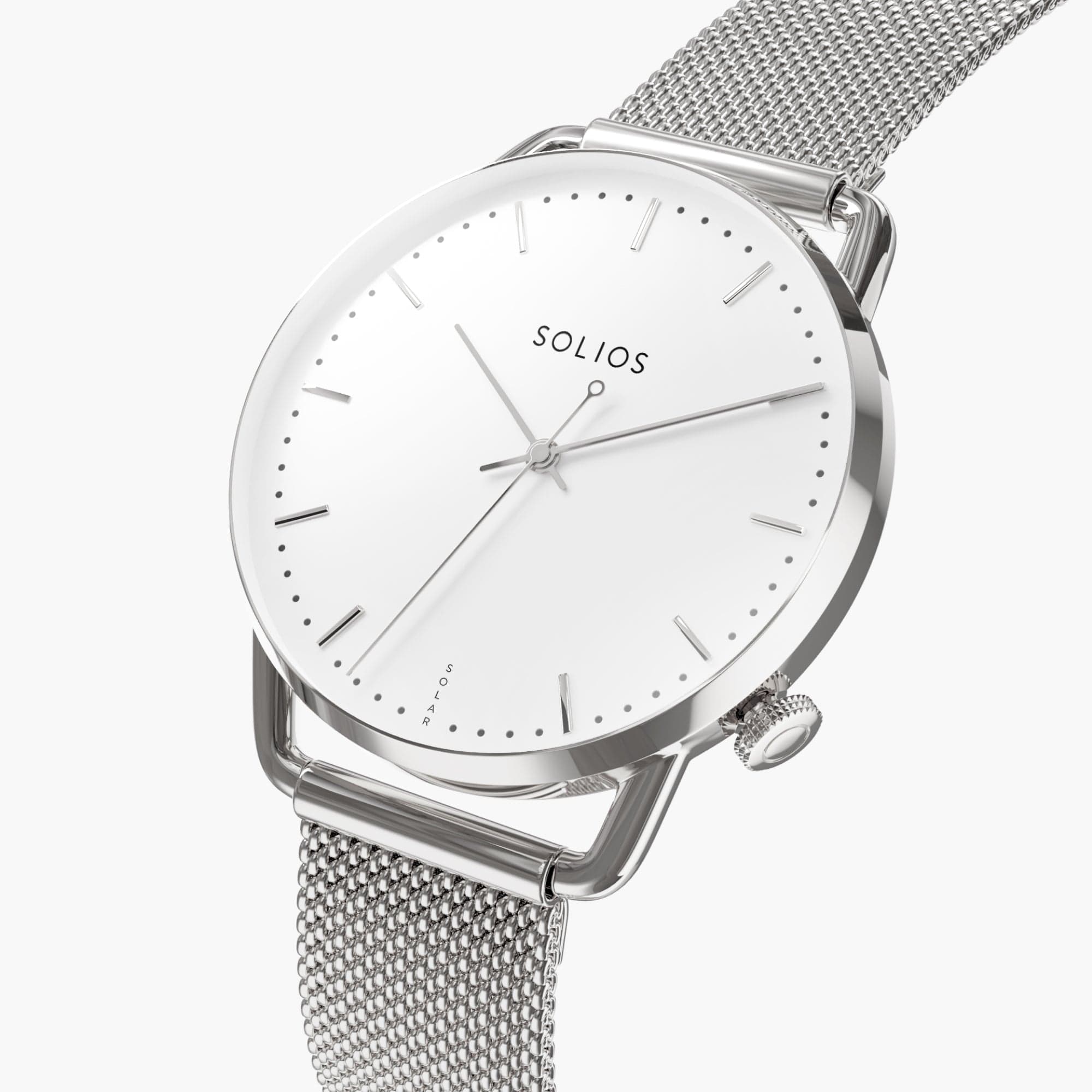 The Solar Curve Mini Bundle | White Dial - Silver Case