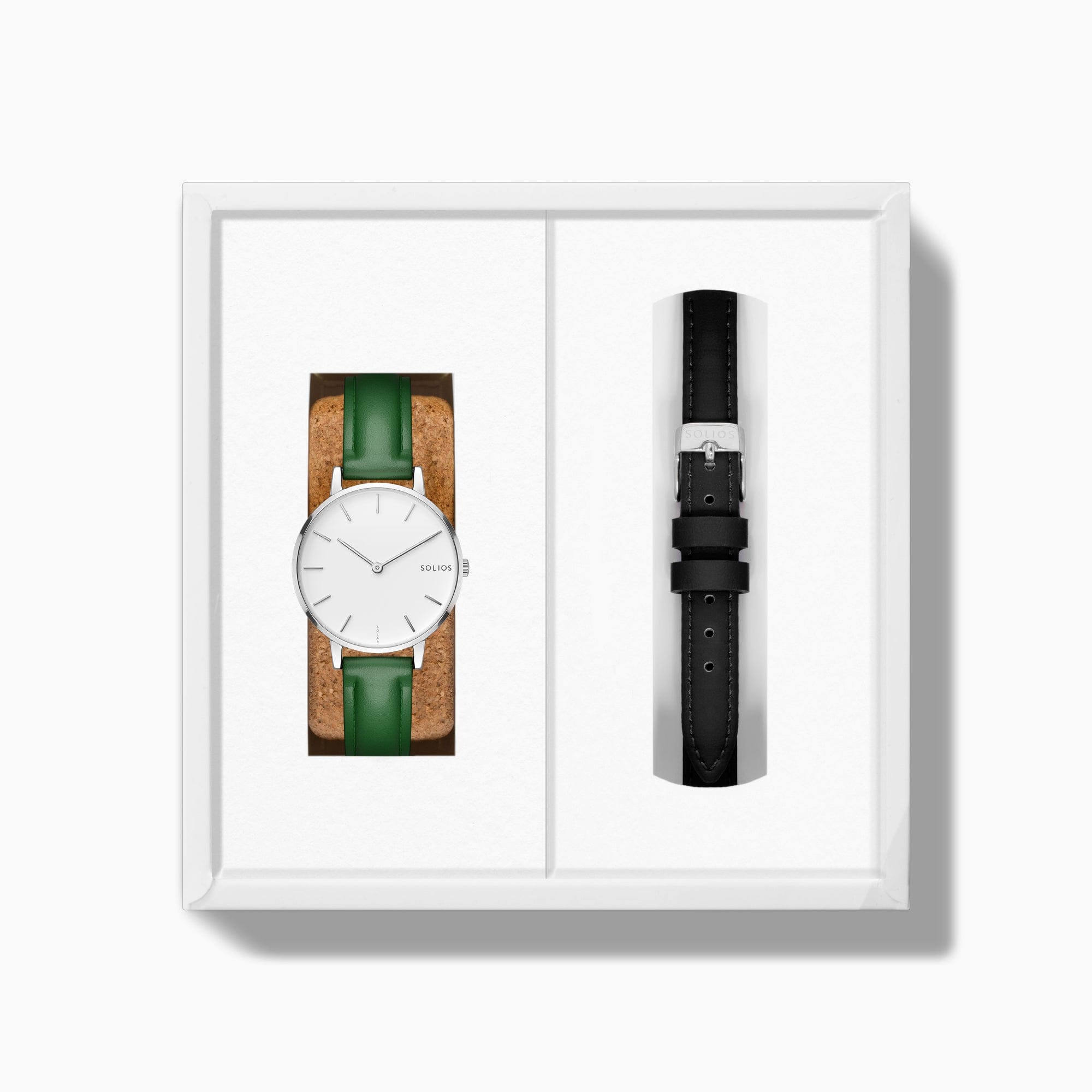 The Solar Mini Bundle | White Dial - Silver Case