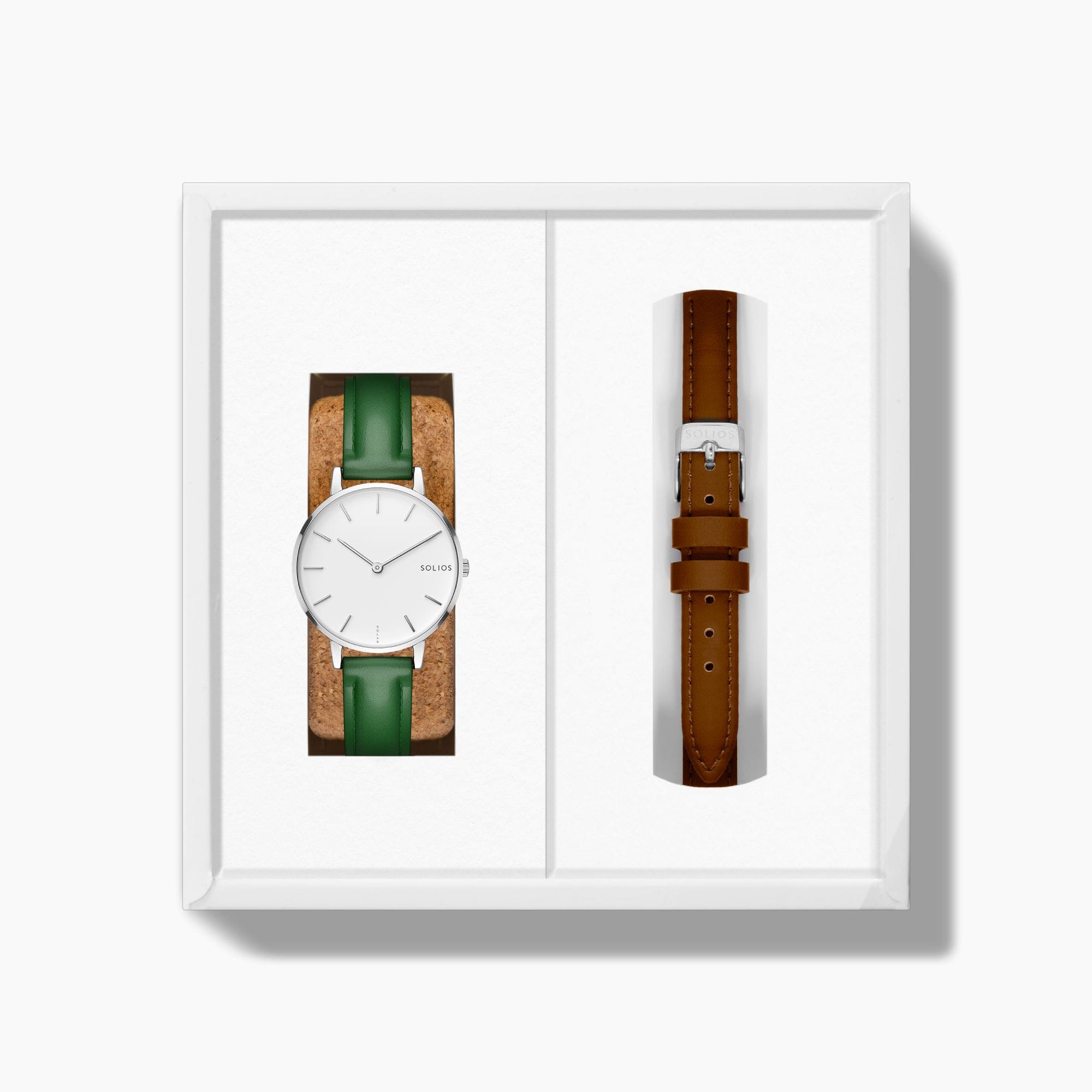The Solar Mini Bundle | White Dial - Silver Case