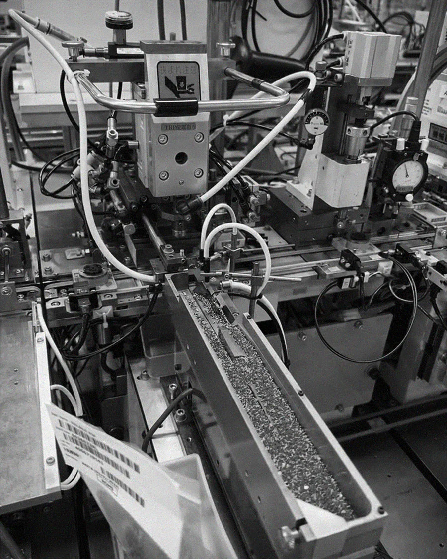 Solar cell production line at Epson-Seiko's watch factory in Japan