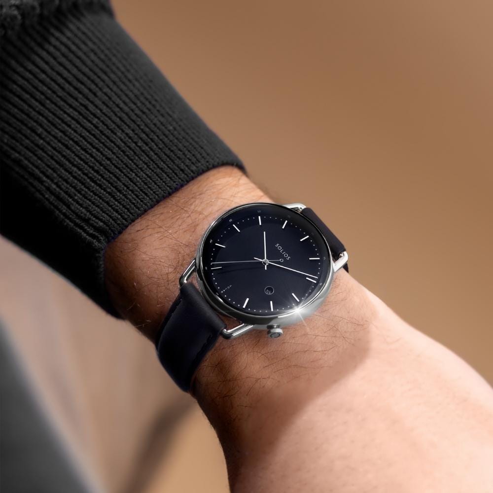 The Solar Curve Bundle | Black Dial - Silver Case