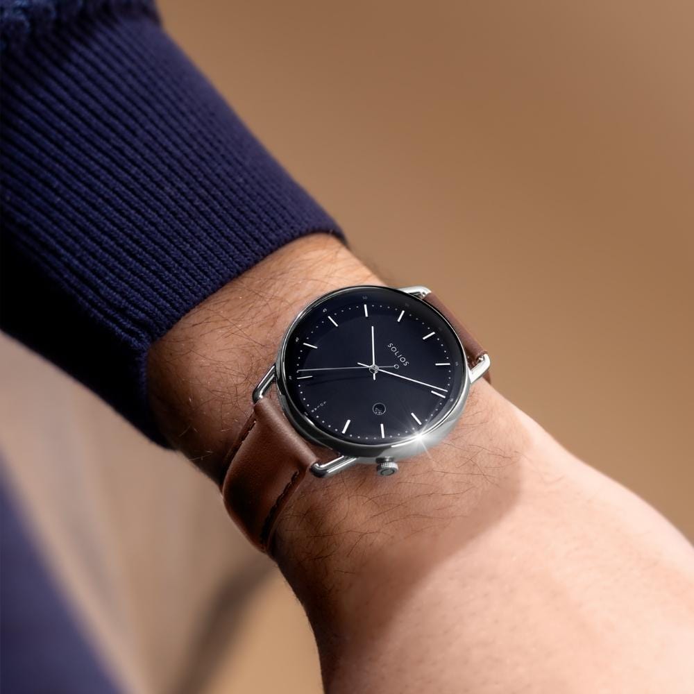 The Solar Curve Bundle | Black Dial - Silver Case