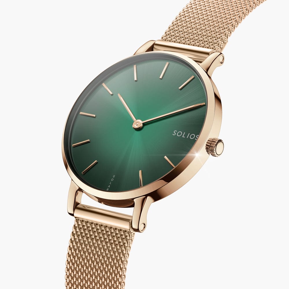 The Rainforest Mini Bundle | Green Dial - Rose Gold Case