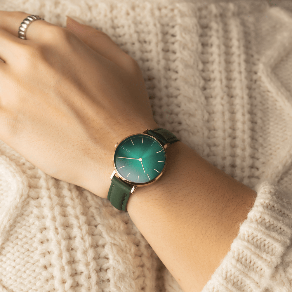 The Rainforest Mini Bundle | Green Dial - Rose Gold Case