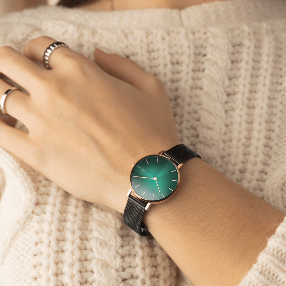 The Rainforest Mini Bundle | Green Dial - Rose Gold Case