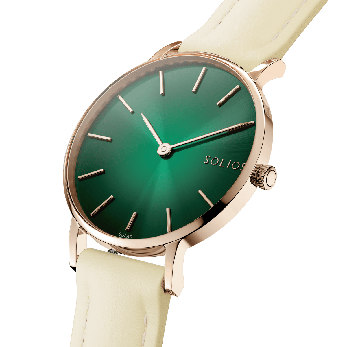 Soloo Red Watch The Rainforest Edition | Green Dial – Solios Watches