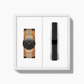 29mm / Rose Gold Mesh - Black Mesh
