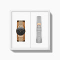 29mm / Rose Gold Mesh - Grey Vegan Leather
