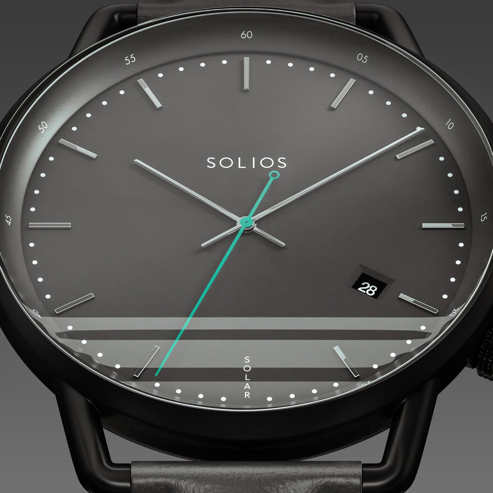 The Solar Curve | Black Dial - Black Case
