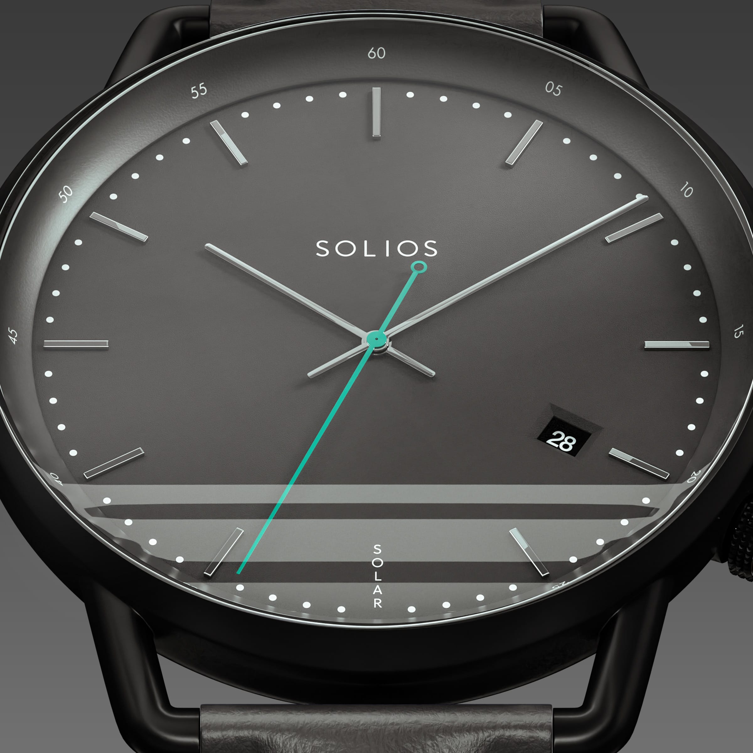 The Solar Curve | Black Dial - Black Case