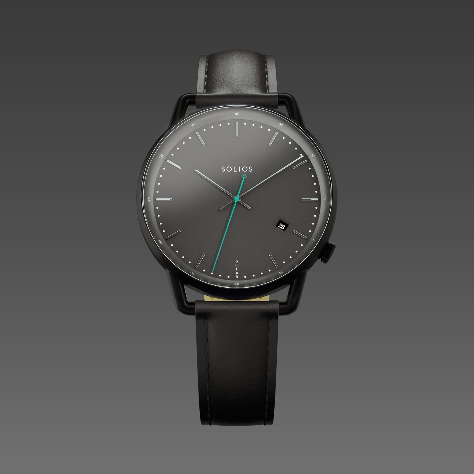 The Solar Curve | Black Dial - Black Case