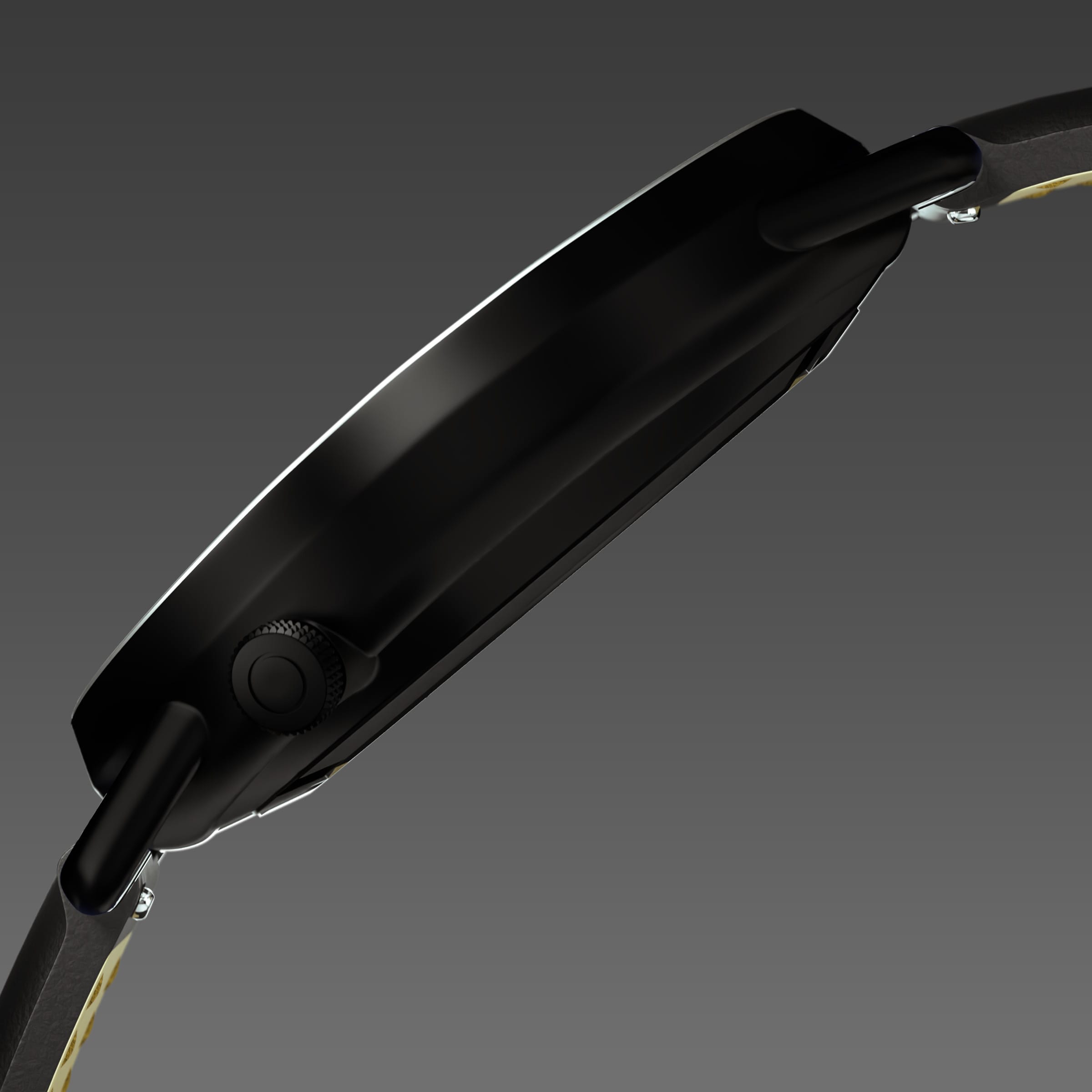 The Solar Curve | Black Dial - Black Case