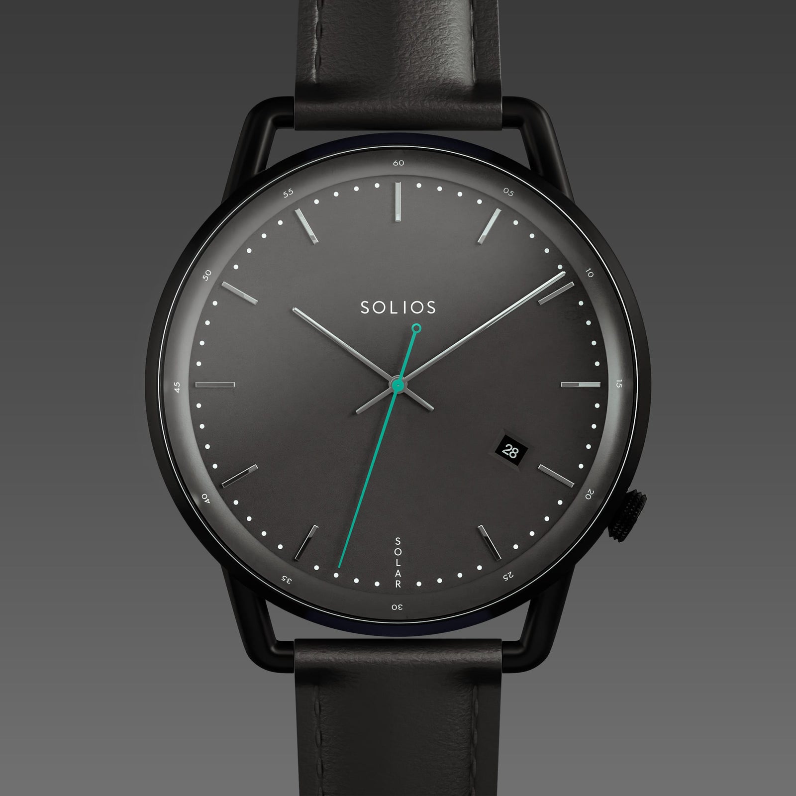 The Solar Curve | Black Dial - Black Case