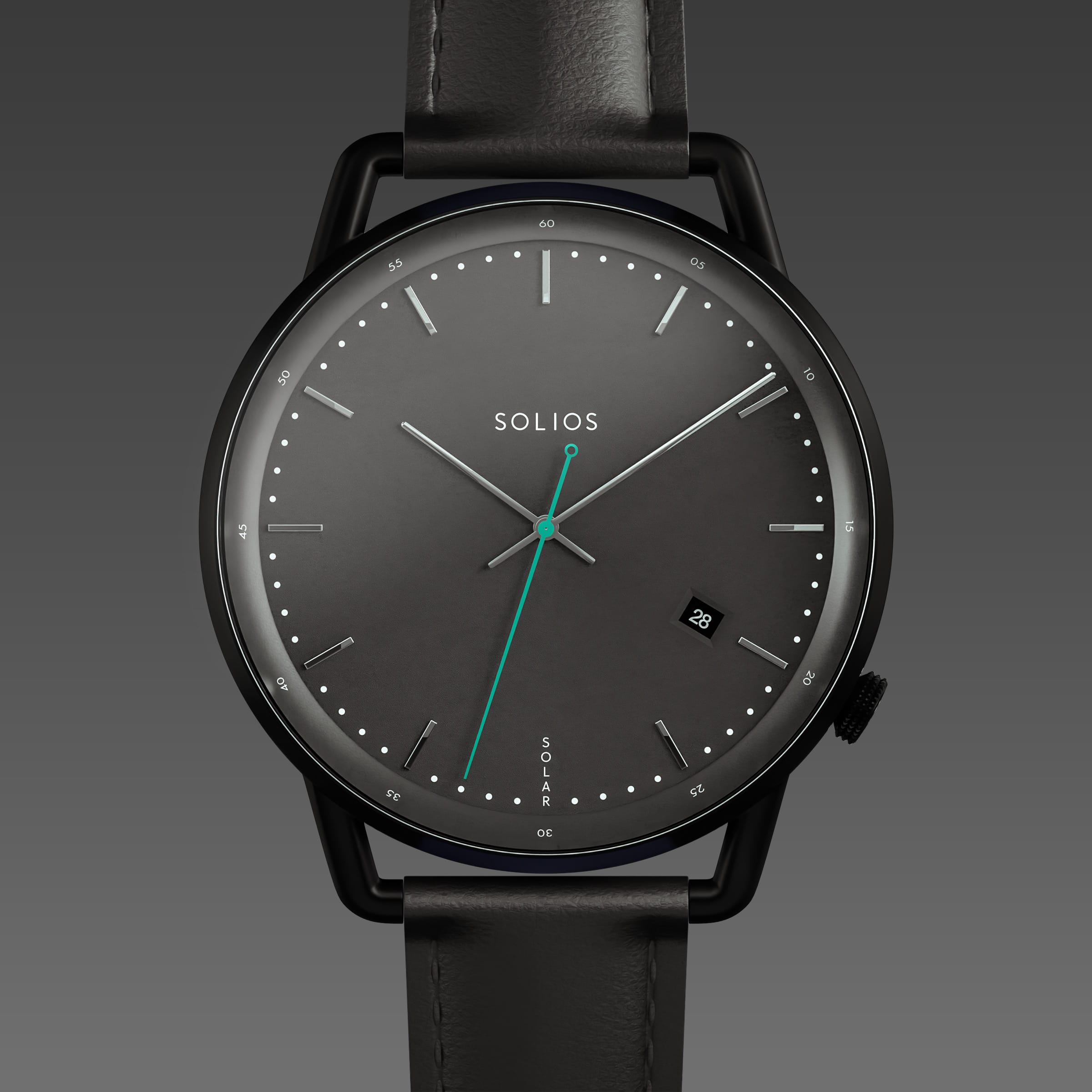 The Solar Curve | Black Dial - Black Case
