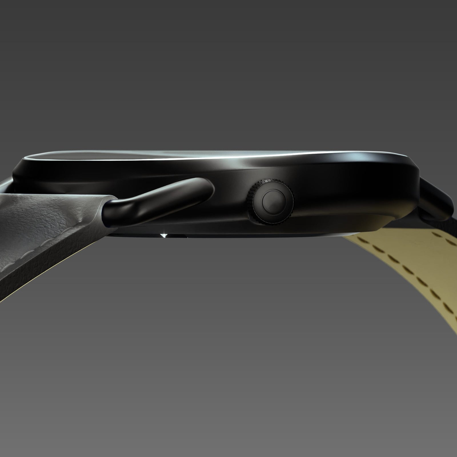 The Solar Curve | Black Dial - Black Case