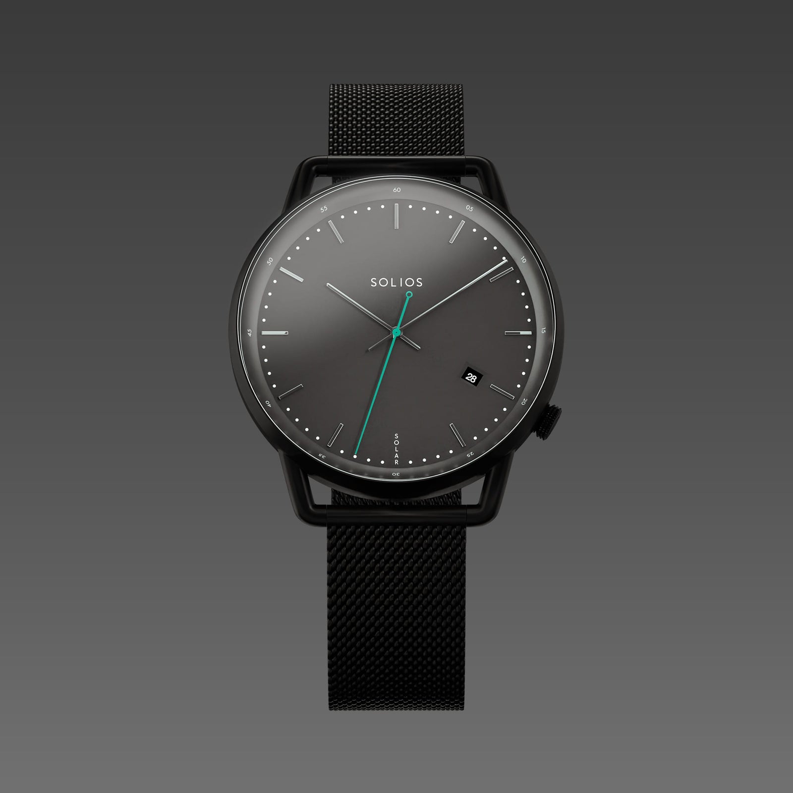 The Solar Curve | Black Dial - Black Case