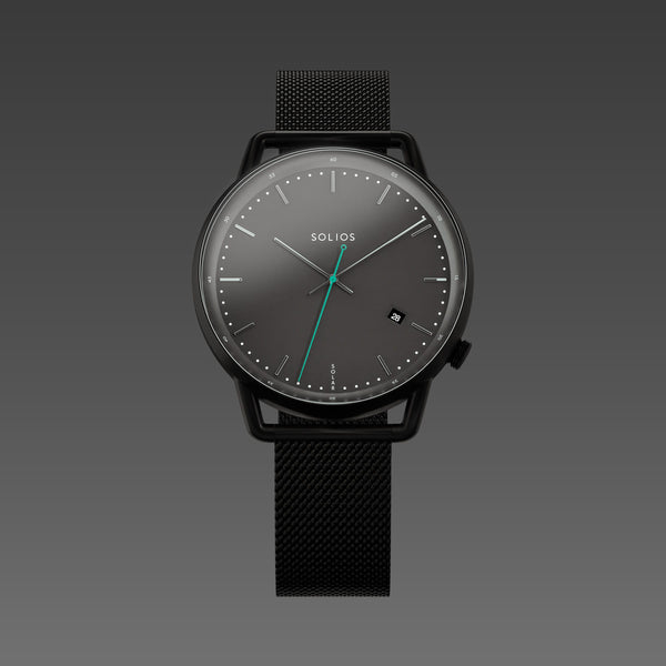 The Solar Curve | Black Dial - Black Case
